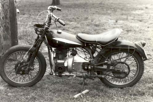 Douglas Mk3 motorcycle pre-restoration