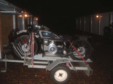 Martin Heckscher's D31 Douglas motorcycle