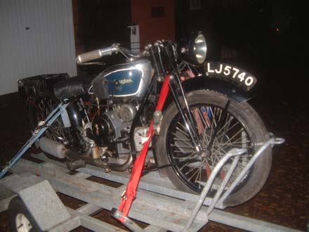 Martin Heckscher's D31 Douglas motorcycle 3