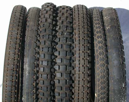 Douglas and/or Triumph motorcycle tyres