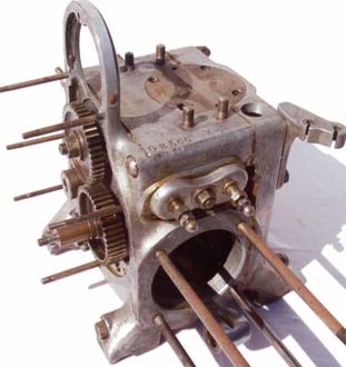 Douglas motorcycle engine 1 serial OE566 - side view