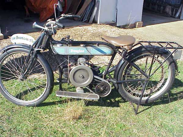 1914 Douglas motorcycle model O