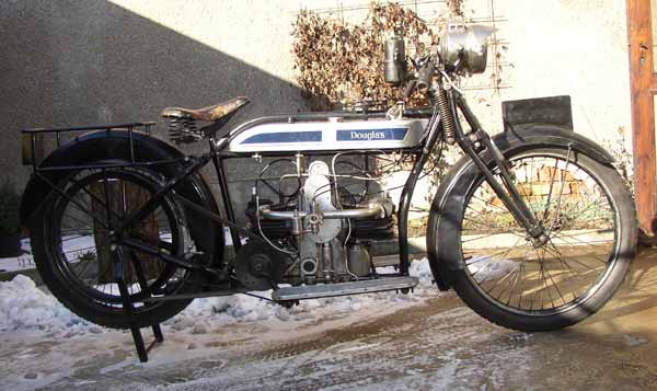 Andreas Kugler's Douglas motorcycle