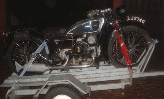 Martin Heckscher's D31 Douglas motorcycle