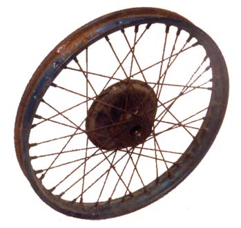 Triumph motorcycle wheel 